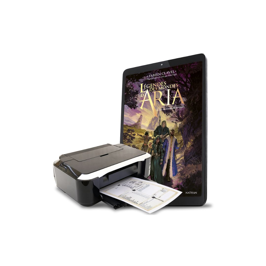 {NUM} ARIA : Légendes des mondes d'Aria : fiches de personnages