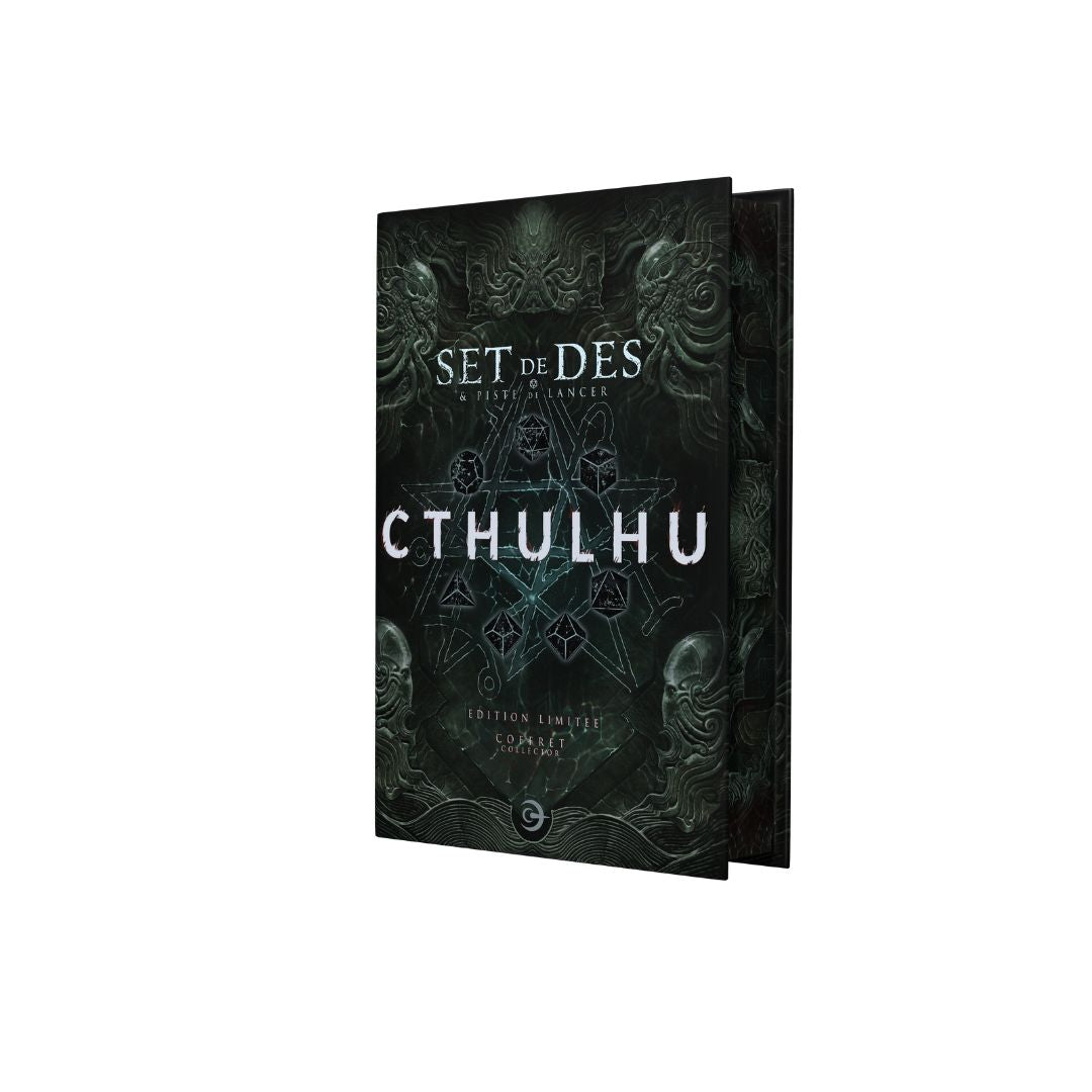 ELDER QUEST : Cthulhu - Set de Dés & Piste de Lancer (Collector)