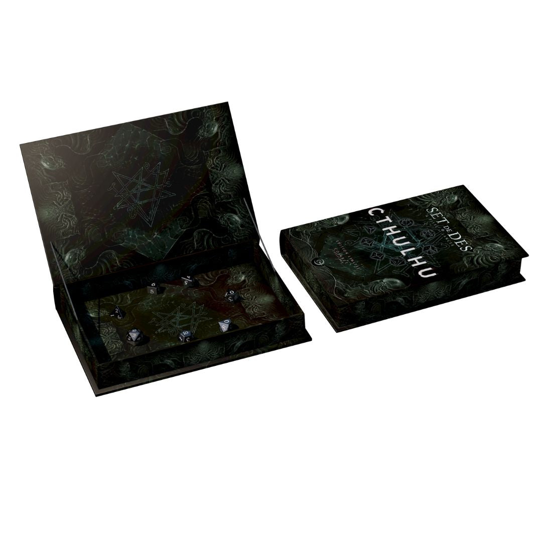 ELDER QUEST : Cthulhu - Set de Dés & Piste de Lancer (Collector)